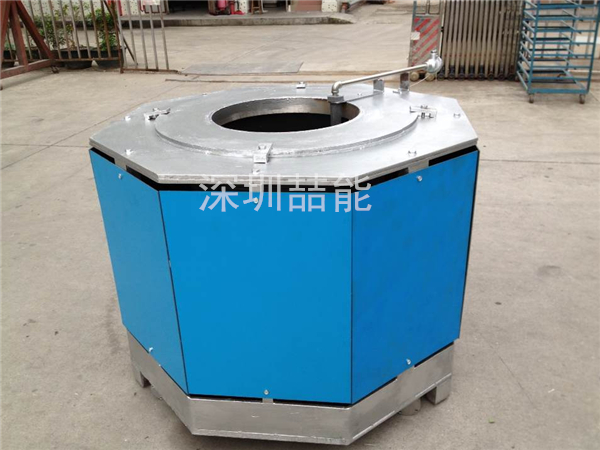 电磁加热控制器的铝合金感应熔炉图