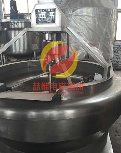 不锈钢电磁加热炒锅