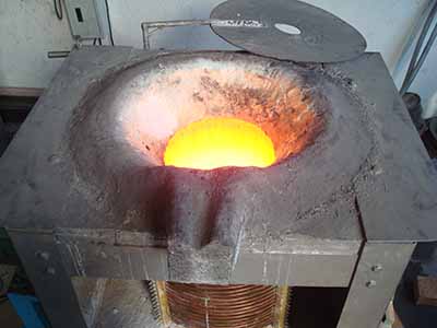 电磁加热熔铜炉
