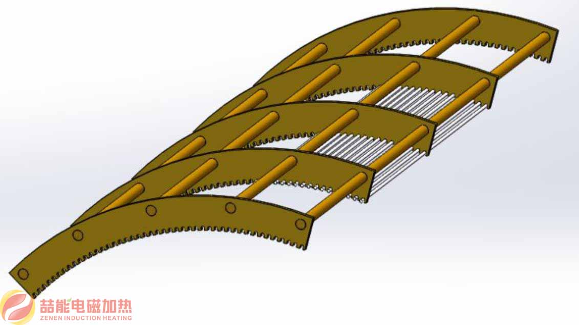 电磁加热结构设计示意图