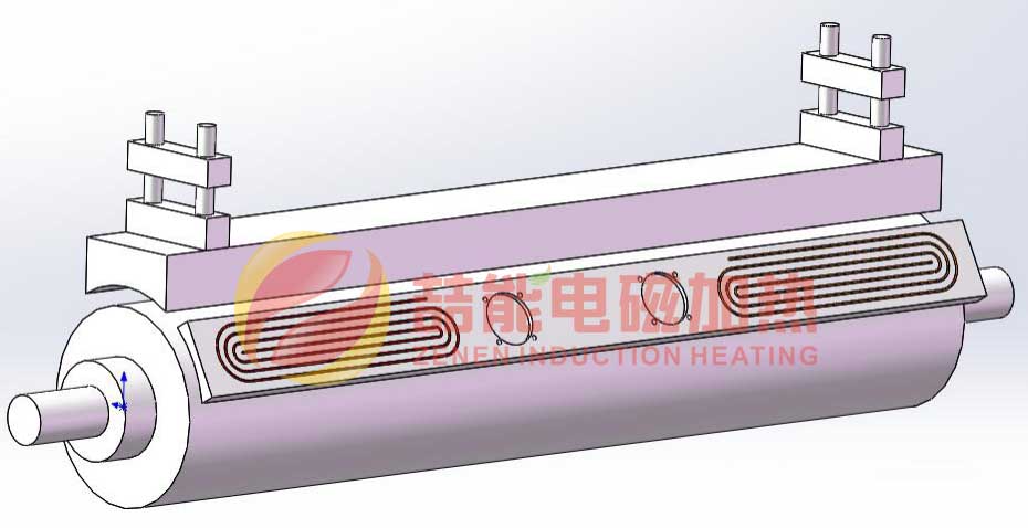 电磁加热结构设计示意图