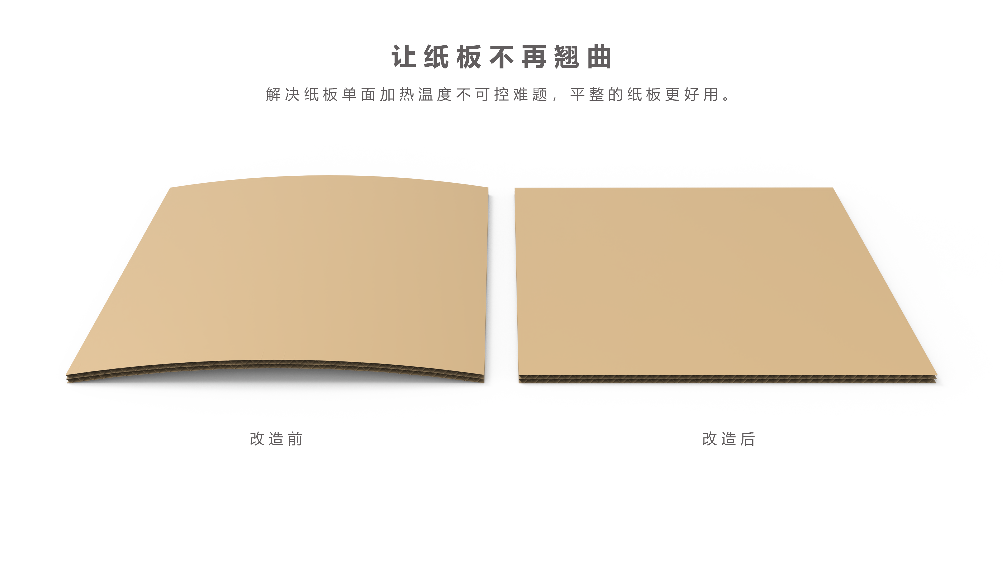 解决纸板翘曲问题